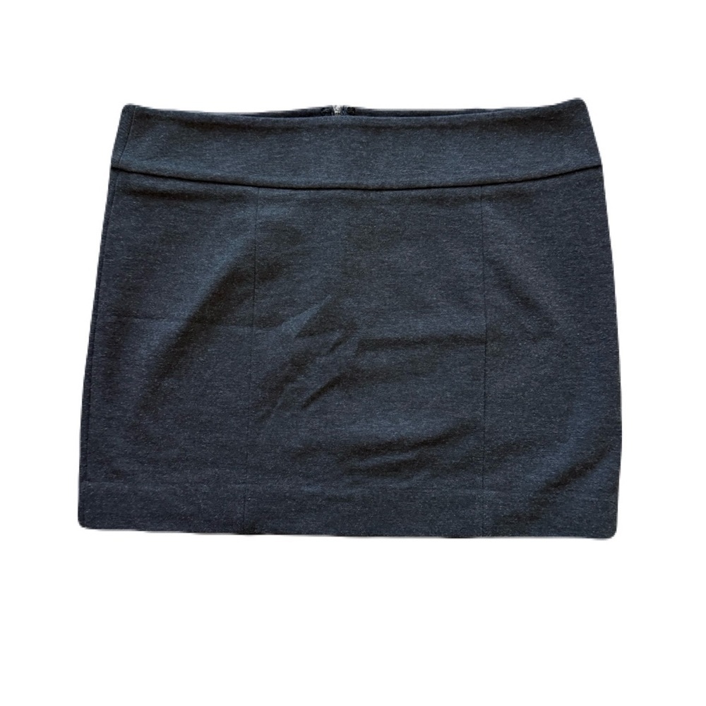 Women's White House Black Market Gray Black Mini Pencil Skirt for Work Size S